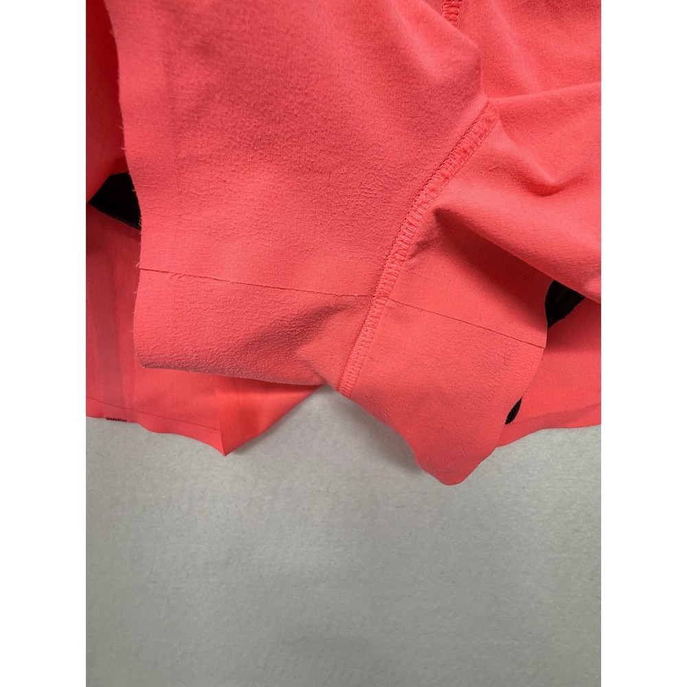 Lululemon Speed Short Coral Pink Black Performance Running Shorts 6 S - Picture 5 of 10